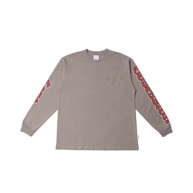 MTA M26AOLST GrayOCV L/S TEE 長T 印花 落肩 長袖 水洗灰色 MTA-67 [台灣現貨]