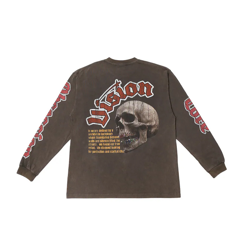 MTA M26AOLST BLACK OCV L/S TEE 長T 印花 落肩 長袖 水洗黑色 MTA-66 [台灣現貨]