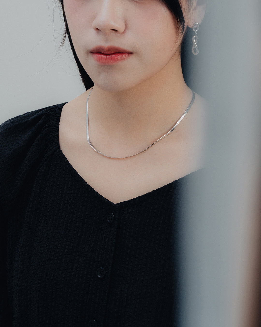 Simple snake bone design necklace【07040406】in stock+pre-order