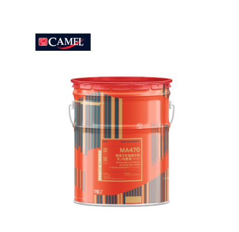 "CAMEL" 駱駝牌MA470水性外牆漆(全光)(白色)(16KG)-[470-011-16KG]
