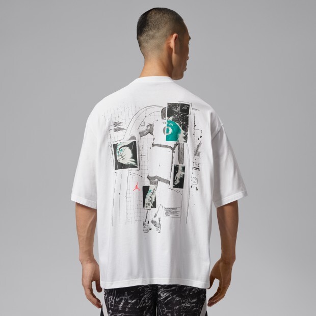 男款 NIKE TATUM SPORT DRI-FIT 白色 速乾 印花 純棉 運動 休閒 短袖 短T【IW7743-100】NKTF Tatum