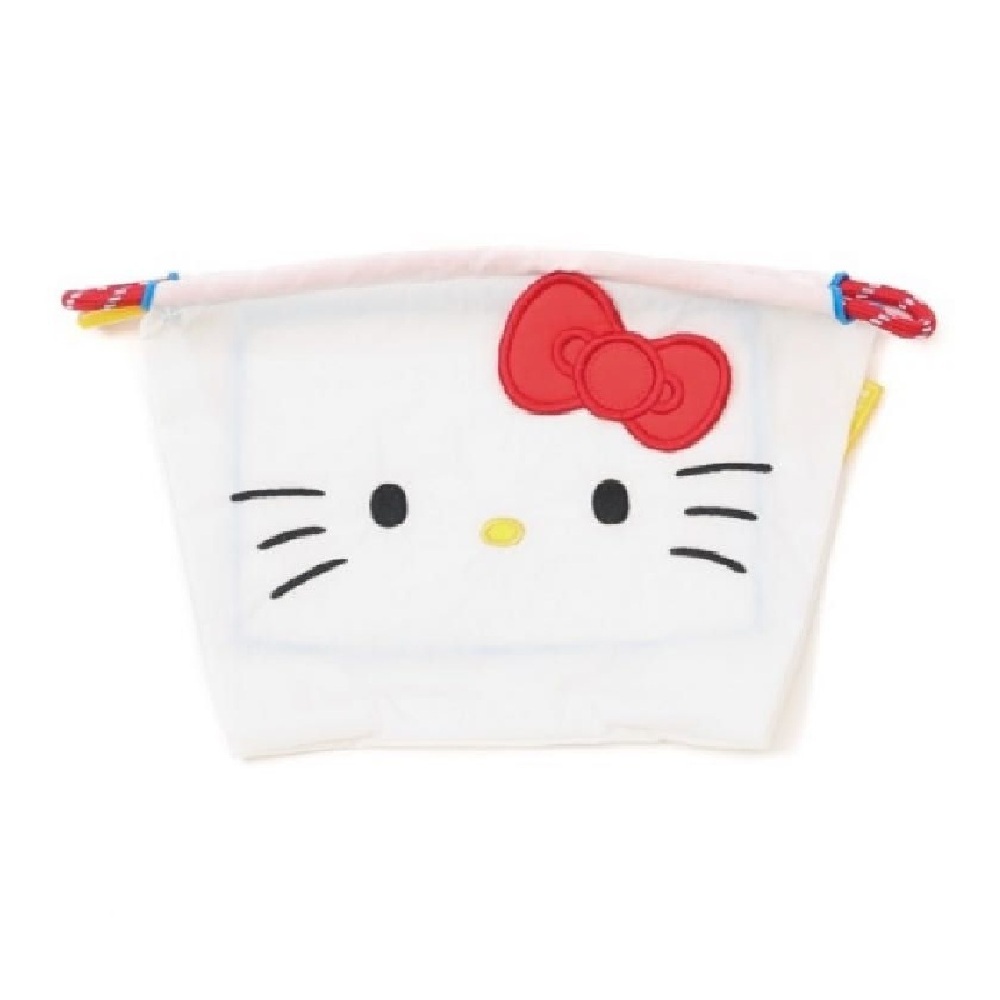 【日本直送】Ball & Chain x Hello Kitty 刺繡環保袋 P號 - 白 (37240804)