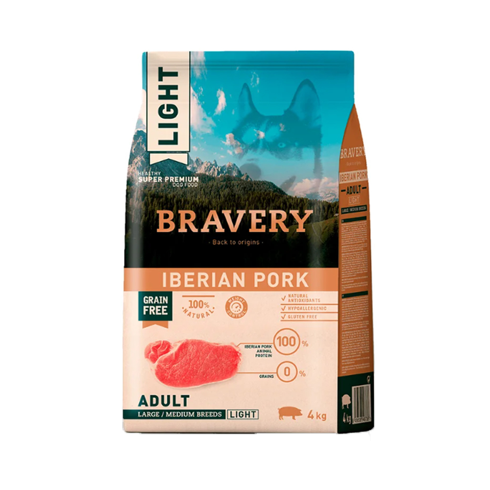 【西班牙 Bravery】總代理-焙菲力 低脂食糧 (大型成犬) 伊比利豬肉