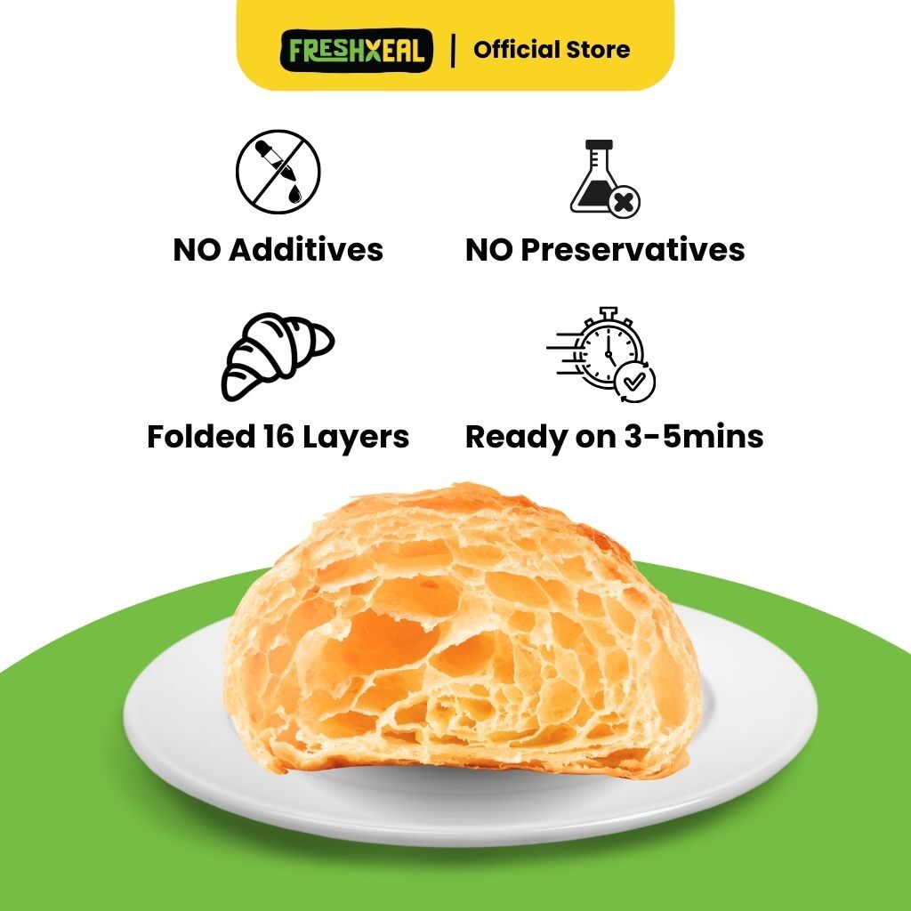 Frozen Eggless Premium Croissant (4pcs)