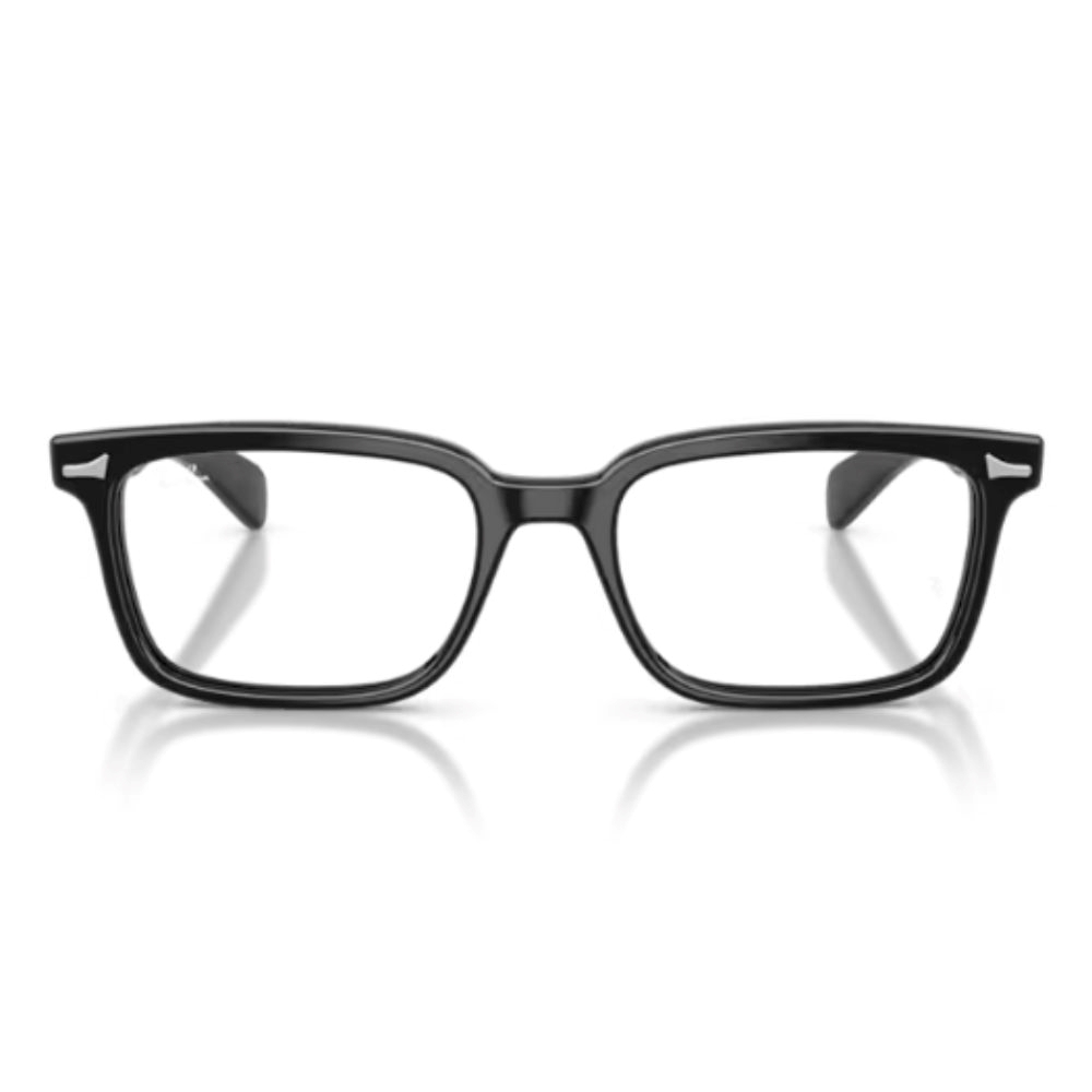 【RayBan】RB5534F 2000-53mm 方框光學眼鏡♦(黑色)