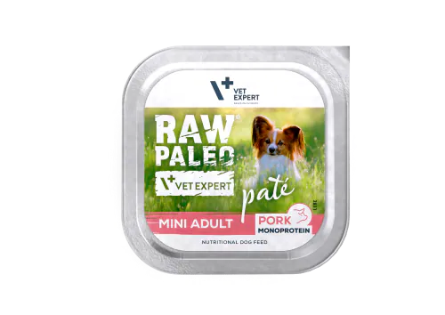 Raw Paleo 小型成犬豬肉肉醬鋁盒濕糧 (150g x 12)單一蛋白