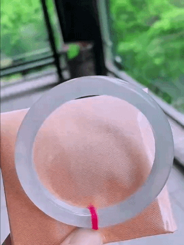 103210 56.3mm冰透正圈翡翠手鐲 (56-58)