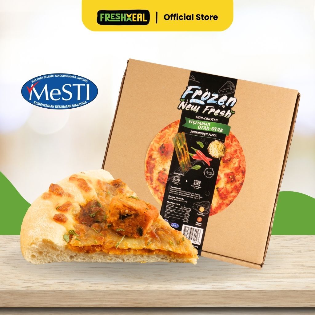 Vegetarian Otak-Otak Sourdough Pizza (Frozen) - vburg