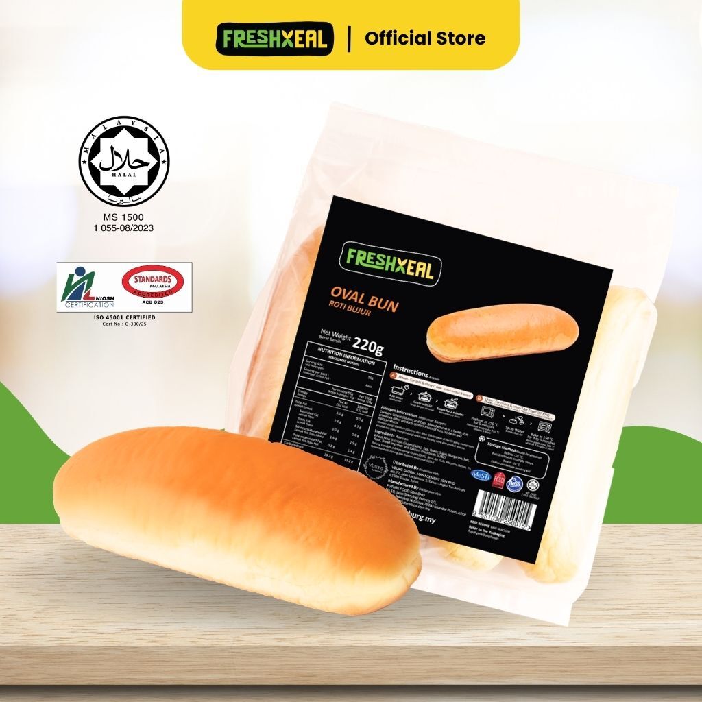 Hot Dog Bun 4pcs (Frozen)