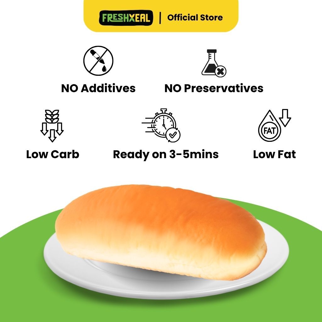Hot Dog Bun 4pcs (Frozen)