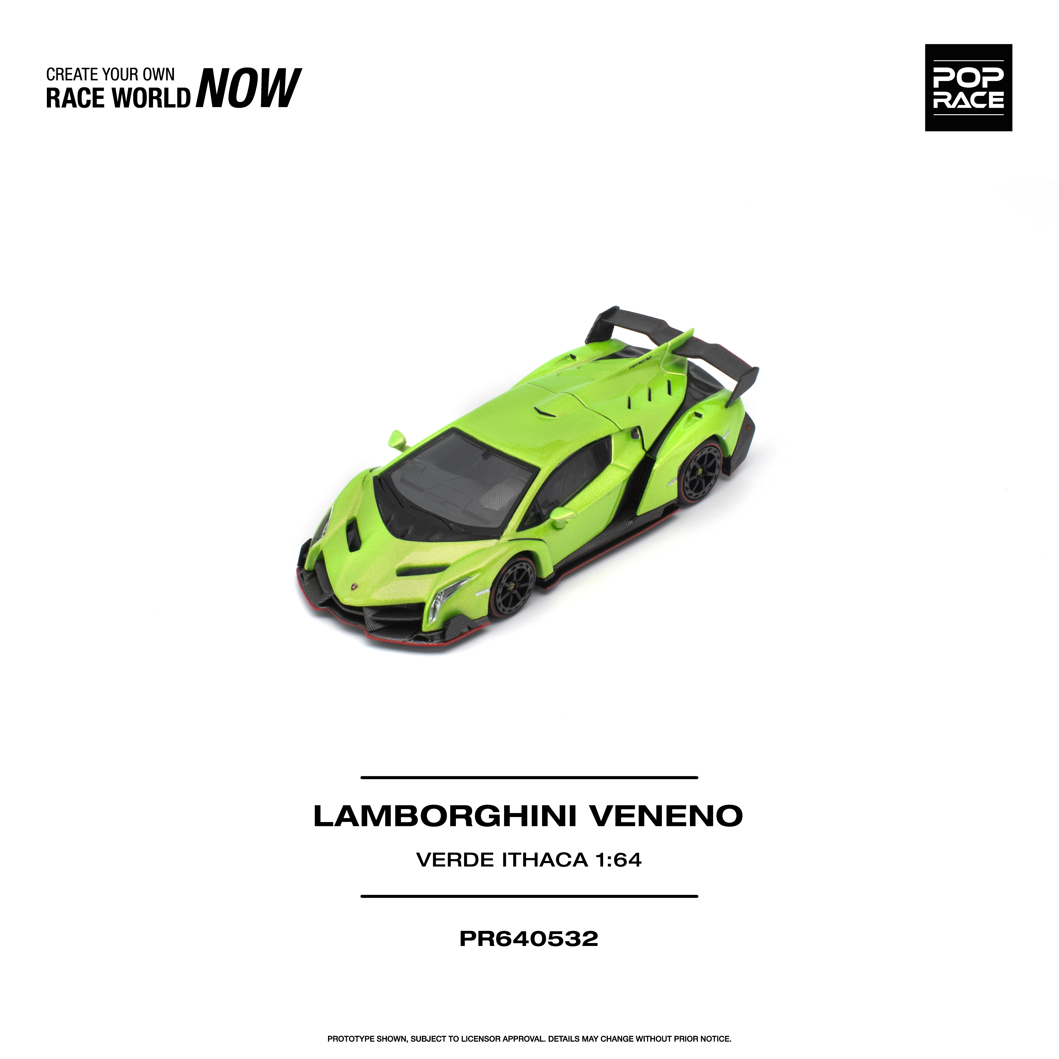 [Pre order] POPRACE LAMBORGHINI VENENO - VERDE ITHACA