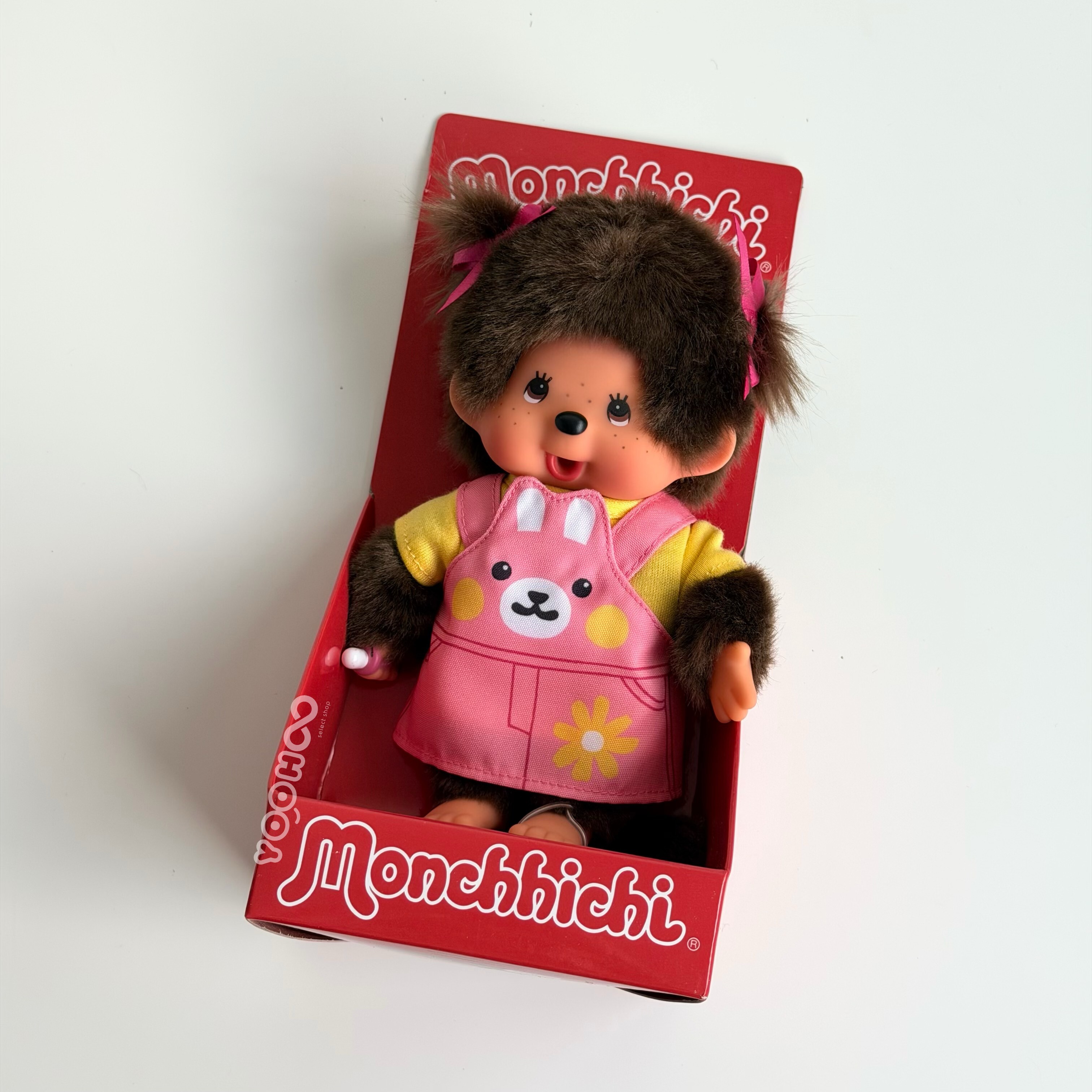 預購┃Monchhichi 夢奇奇 蒙奇奇 雙馬尾 洋裝 娃娃