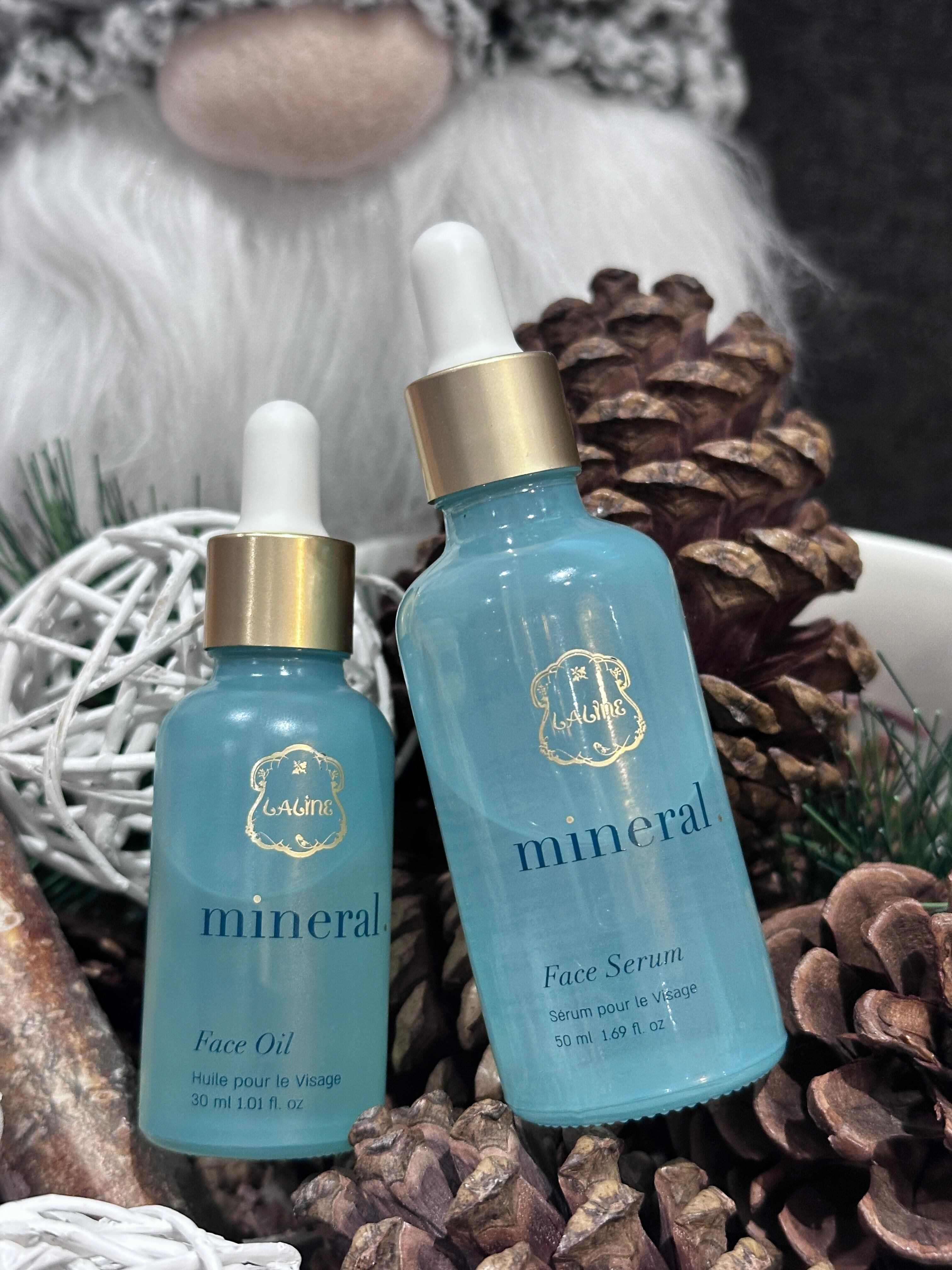 WW18 Laline死海礦物黃金海藻 面部套裝 (面部精華油 30ml Mineral Face Oil  30ml +面部精華液 50ml  Mineral Face Serum 50ml)