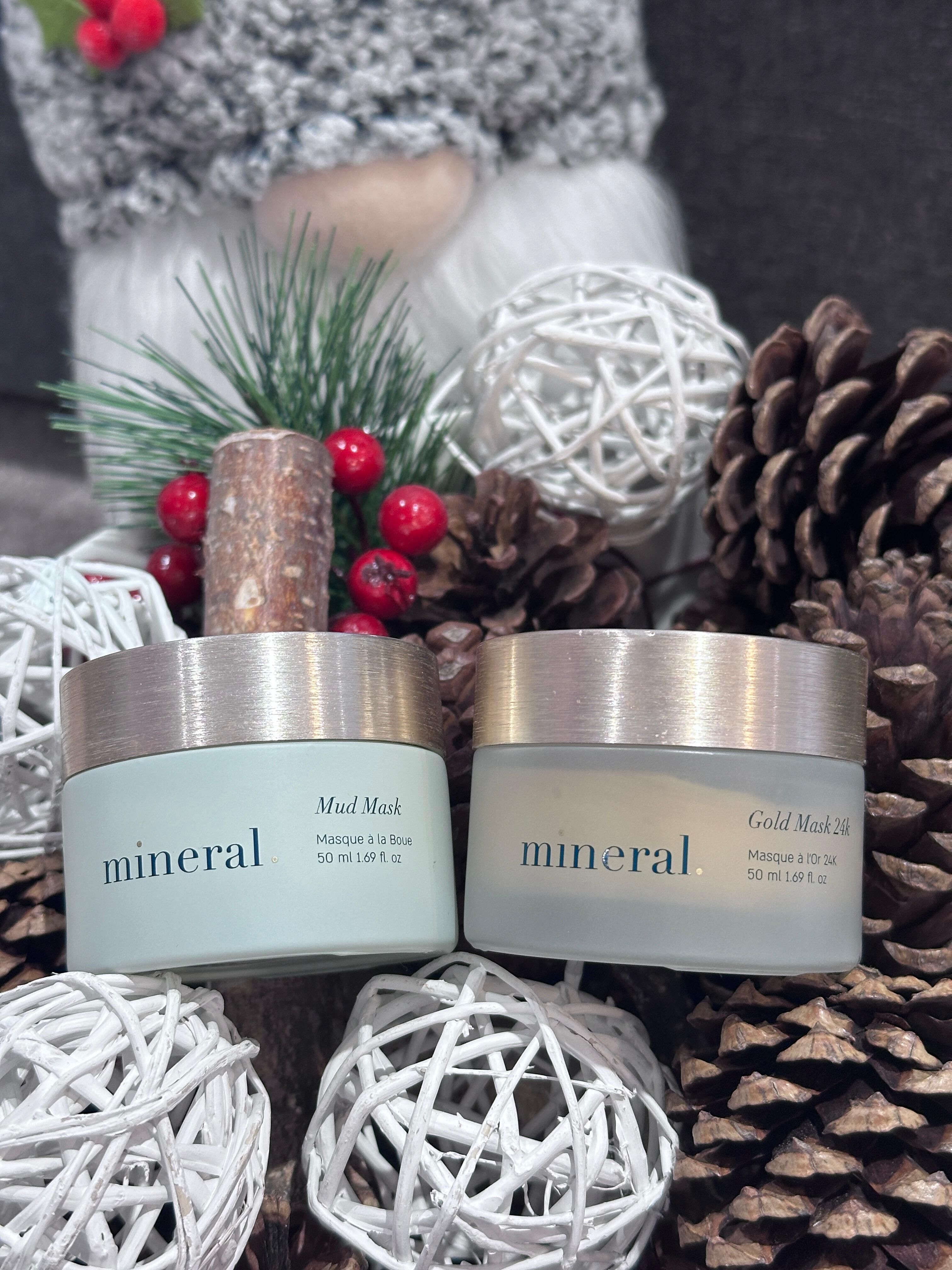 WW19 Laline死海礦物黃金海藻 面膜套裝 (礦物泥面膜 50ml Mineral Mud Mask 50ml +24K黃金面膜 50ml  Mineral Gold Face Mask 50ml)