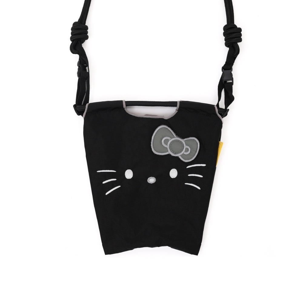 【日本直送】Ball & Chain x Hello Kitty 刺繡環保袋 S號 - 黑 (37220801)