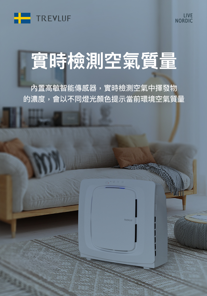 TREVLUF PäK家居擺放及空氣質量監測介紹