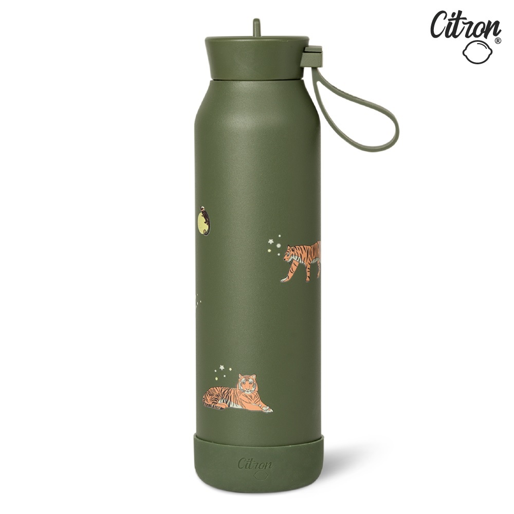 【Citron】矽膠提把三層保溫瓶_500ml 多色可選