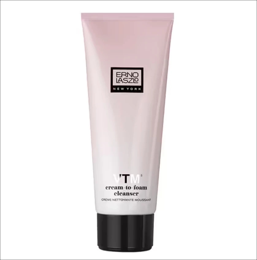 美國 Erno Laszlo 奧倫納素   VTM 微精華液【正品】冰白水凝潔面乳 150ml VTM Cream-to-Foam Cleanser｜水瀅煥亮潔面乳