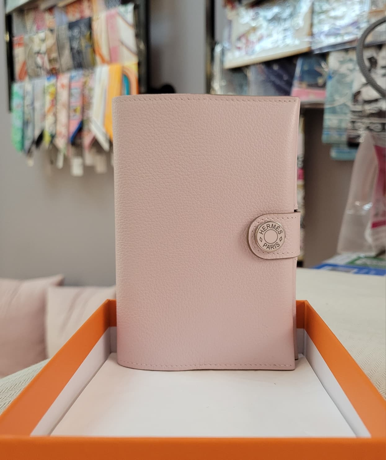 Hermes RMS passport holder 09 MAUVE PALE 夢幻紫 護照套