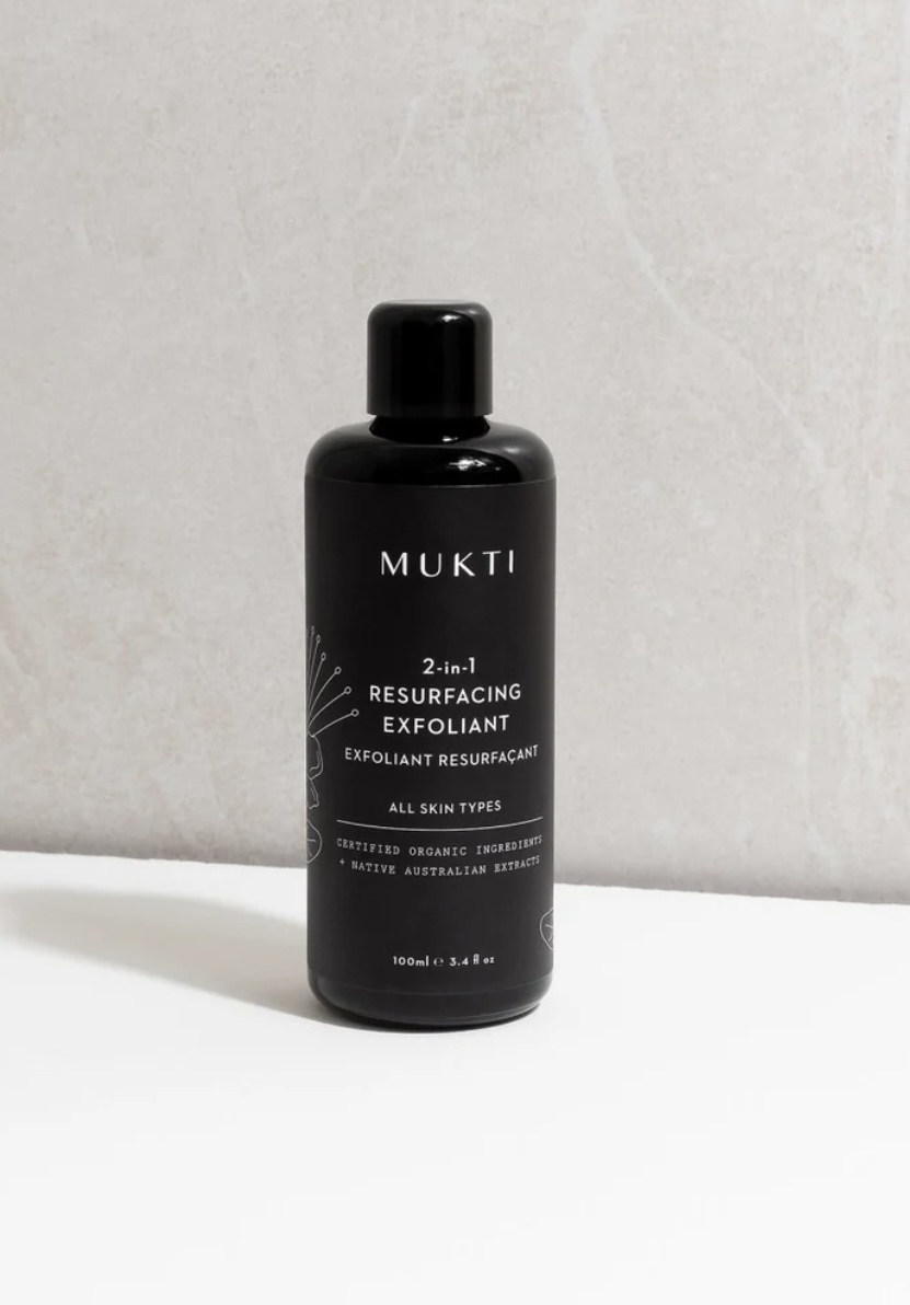 MUKTI 2-In-1 Resurfacing Exfoliant 有機二合一重塑磨砂霜 [100ml]