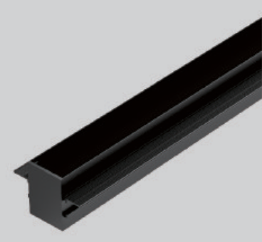 Lighting Accessories 2-wire Recessed Track (W/ Aluminum Cover) - 1m