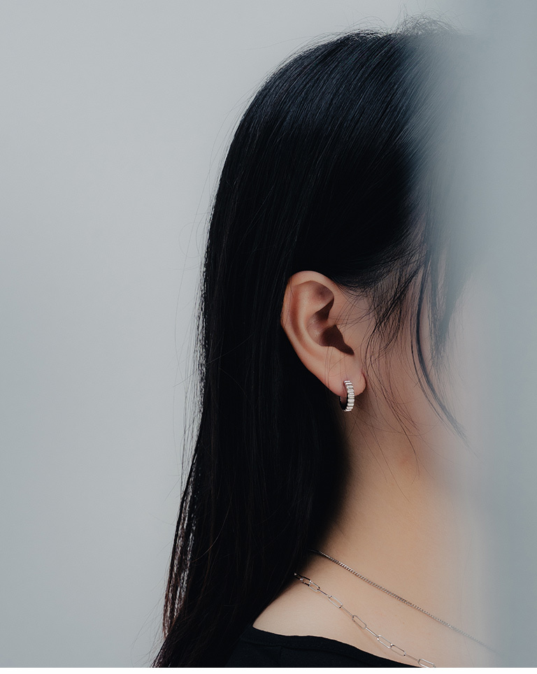 3D Gear Stud Earrings【07031004】in stock+pre-order