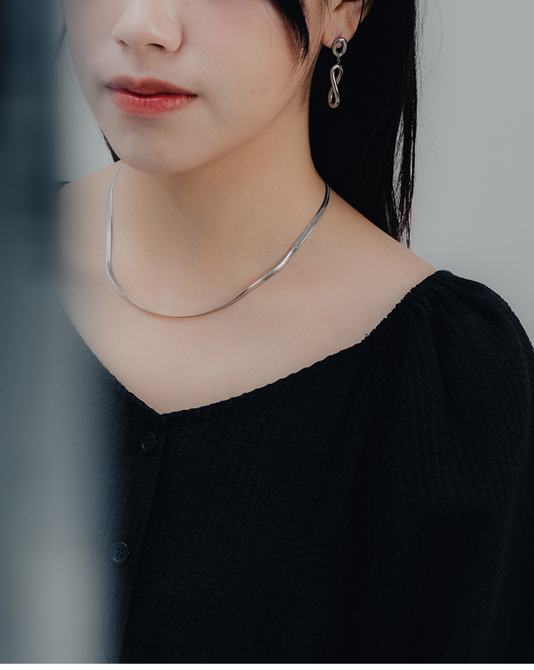 Simple snake bone design necklace【07040406】in stock+pre-order