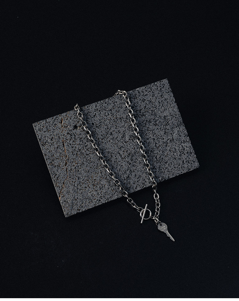 Key chain-shaped OT buckle necklace【07040413】in stock+pre-order