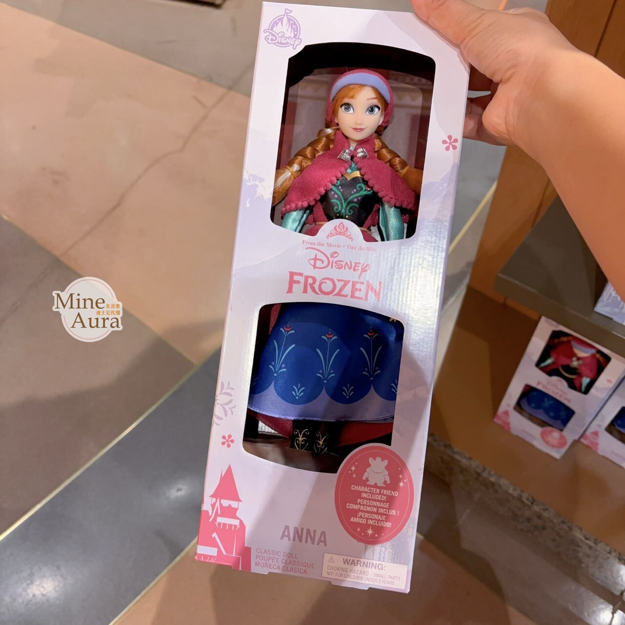 公主系列 Princess Line 安娜Anna 芭比娃娃 人偶 玩具 冰雪奇緣 Frozen -上海迪士尼樂園