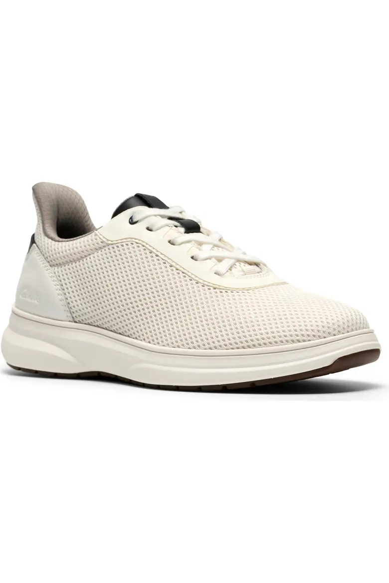 【預購】CLARKS N102114 男裝運動鞋 (米白色)