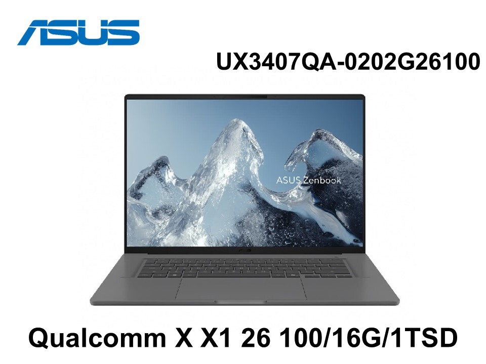 ASUS 華碩 UX3407QA-0232D26100 沙暮金 14吋筆電 (OLED/全機金屬)