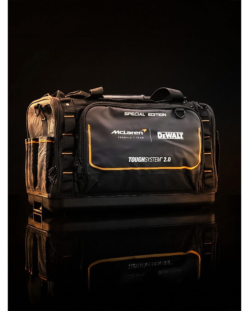 DEWALT 美國 得偉 x McLaren 麥拉倫聯名款 F1 專業背包 20"工具袋(33袋)｜DWST60104-9