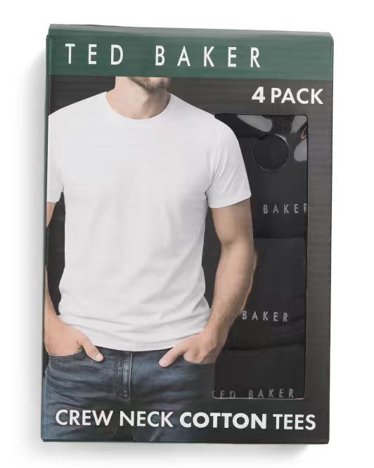 【預購】TED BAKER N102116 男裝短袖上衣 (黑色/4件裝)