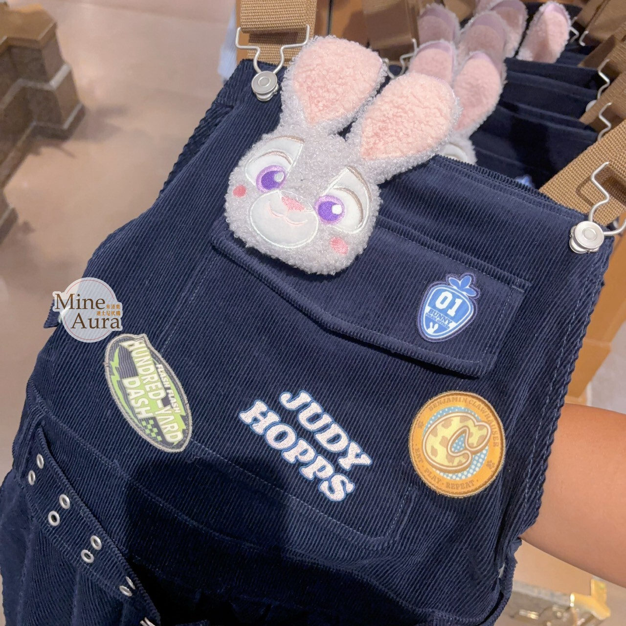 哈茱蒂 Judy 兔 背帶 百摺設計 吊帶裙 裙子 動物方城市 Zootopia -上海迪士尼樂園