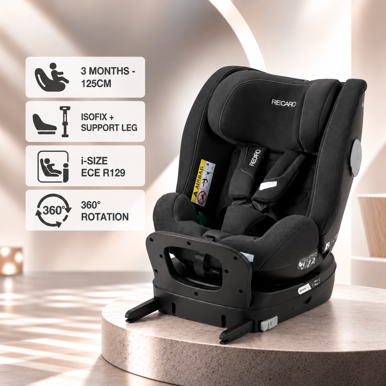 SALIA 125 KID - FIBRE BLACK