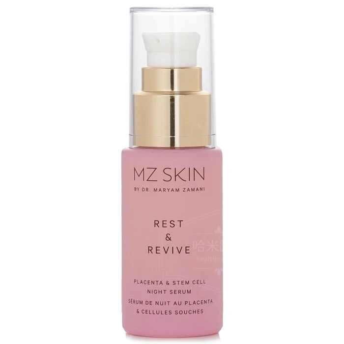 英國 MZ SKIN Rest & Revive 胎盤幹細胞修復晚間精華液 30ml 【正品】 章小蕙推荐｜夜間保濕滋養精華
