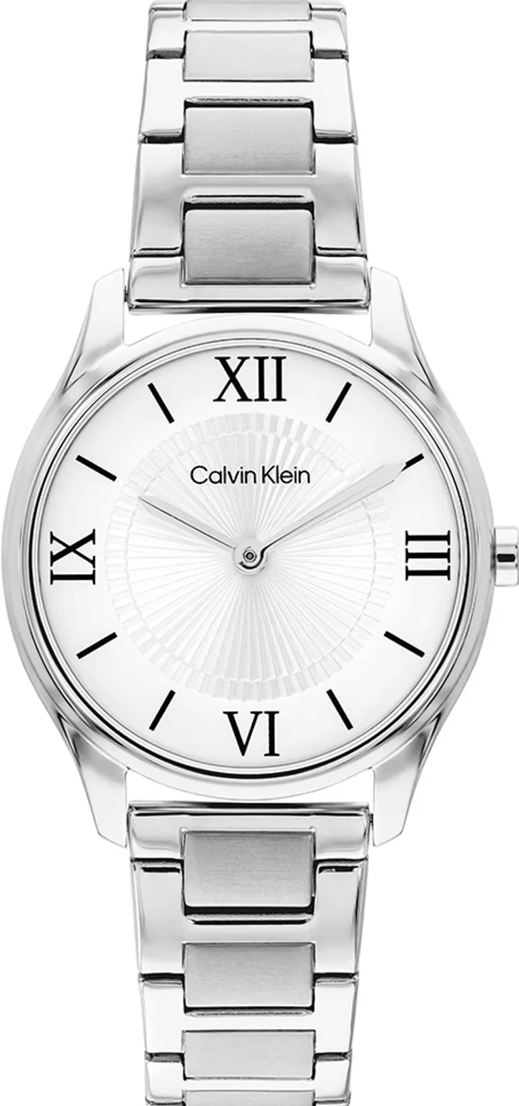 萬年鐘錶 - Calvin Klein   CK  優雅質感羅馬字玫瑰金不鏽鋼女錶 CK25100213 錶徑28MM