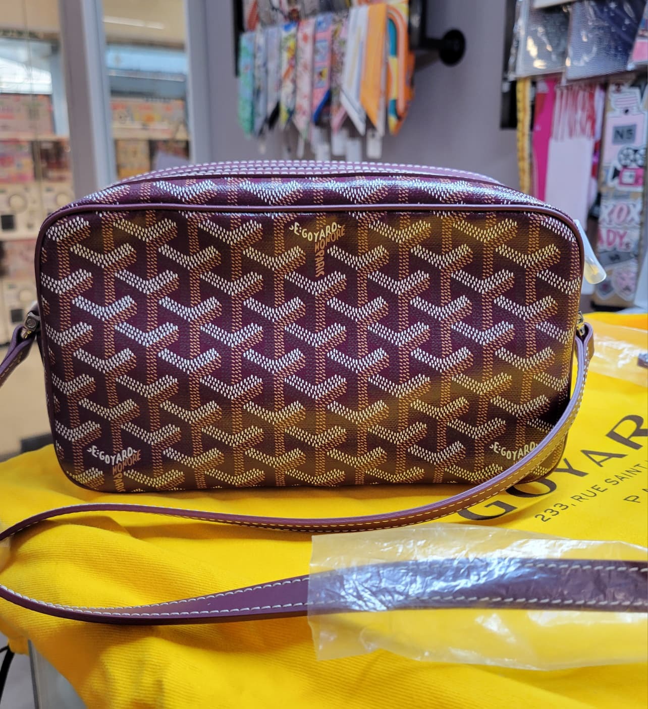 GOYARD CAP VERT PM BAG BURGUNDY 酒紅色