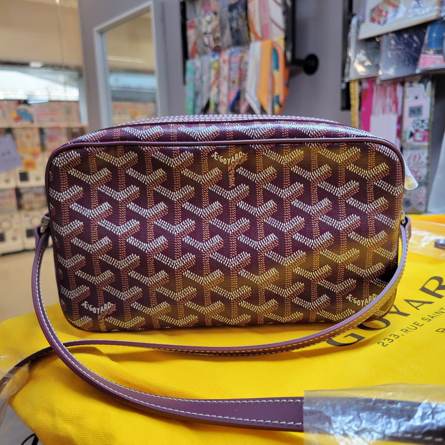 GOYARD CAP VERT PM BAG BURGUNDY 酒紅色