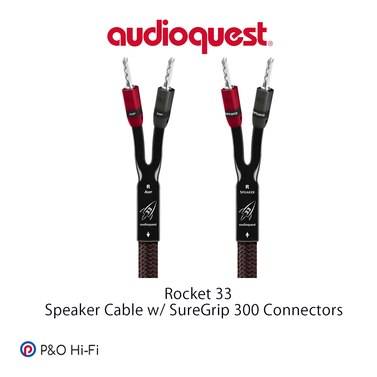AudioQuest Rocket 33  (火箭 33) Rock Series  平岩系列喇叭線