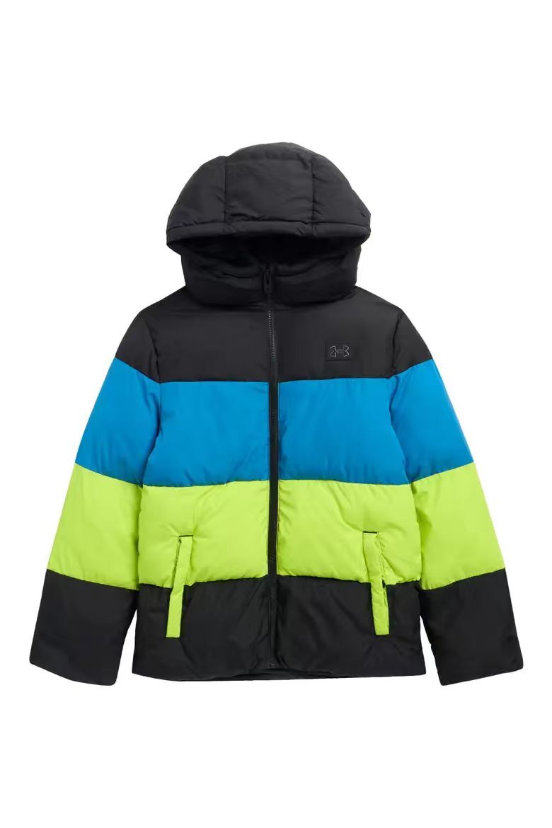 【預購】UNDER ARMOUR N102125 大童款拼色羽絨外套