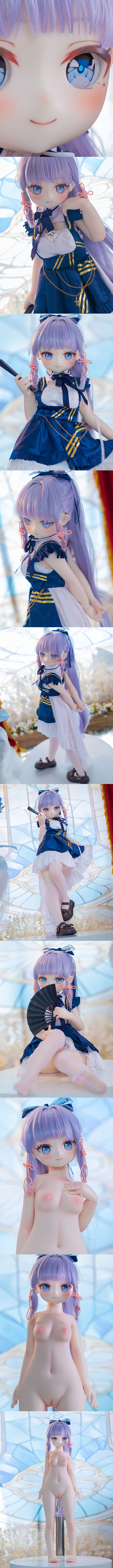 魔物姬娃娃 85cm 小胸 霜華 矽膠頭+矽膠身體 mwgirl acg cartoon anime silicone sex doll