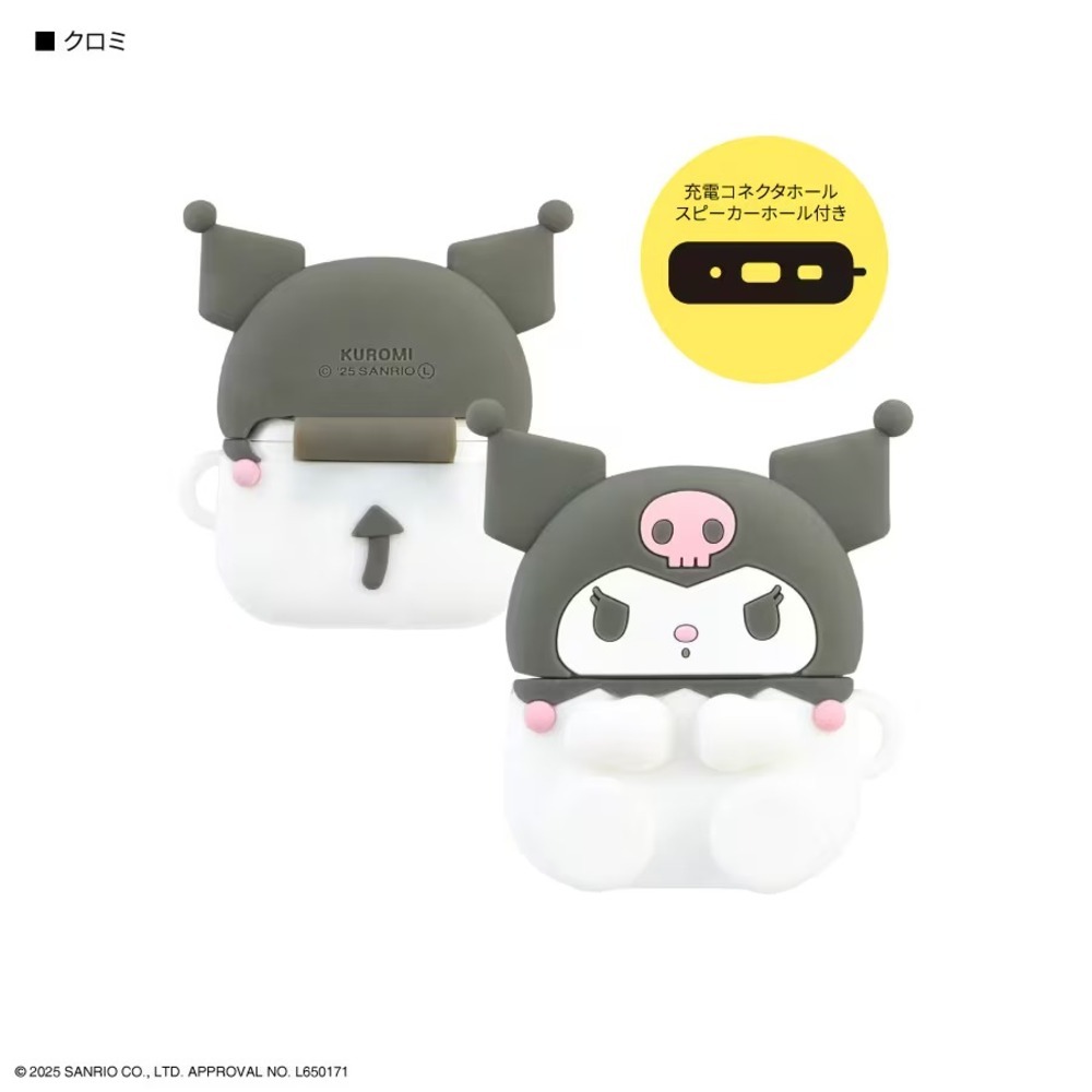 Gourmandise 三麗鷗 3D造型 AirPods 4/5 耳機套 日本國內版 酷洛米