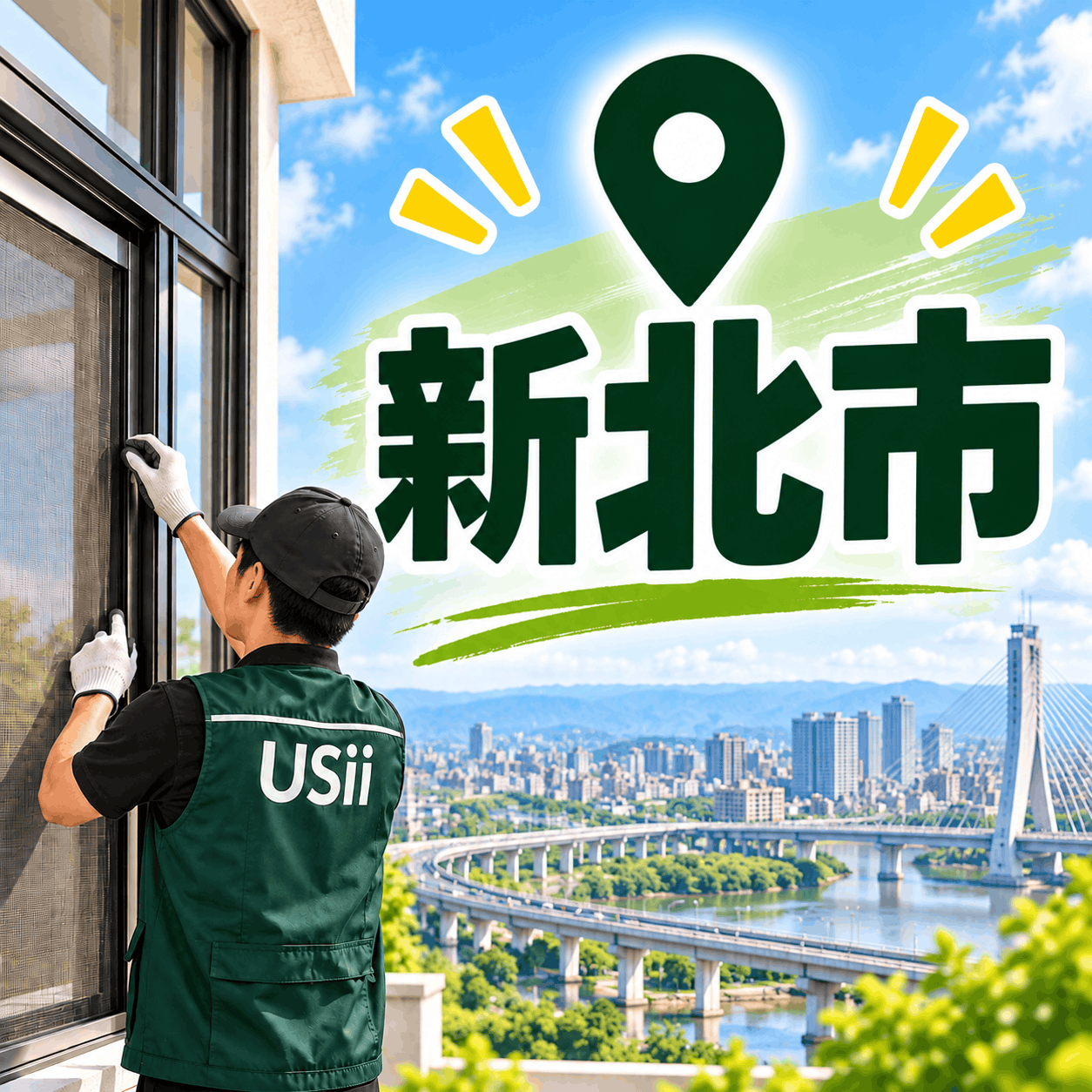 【請單獨下單】新北市｜紗網師傅安裝預約定金