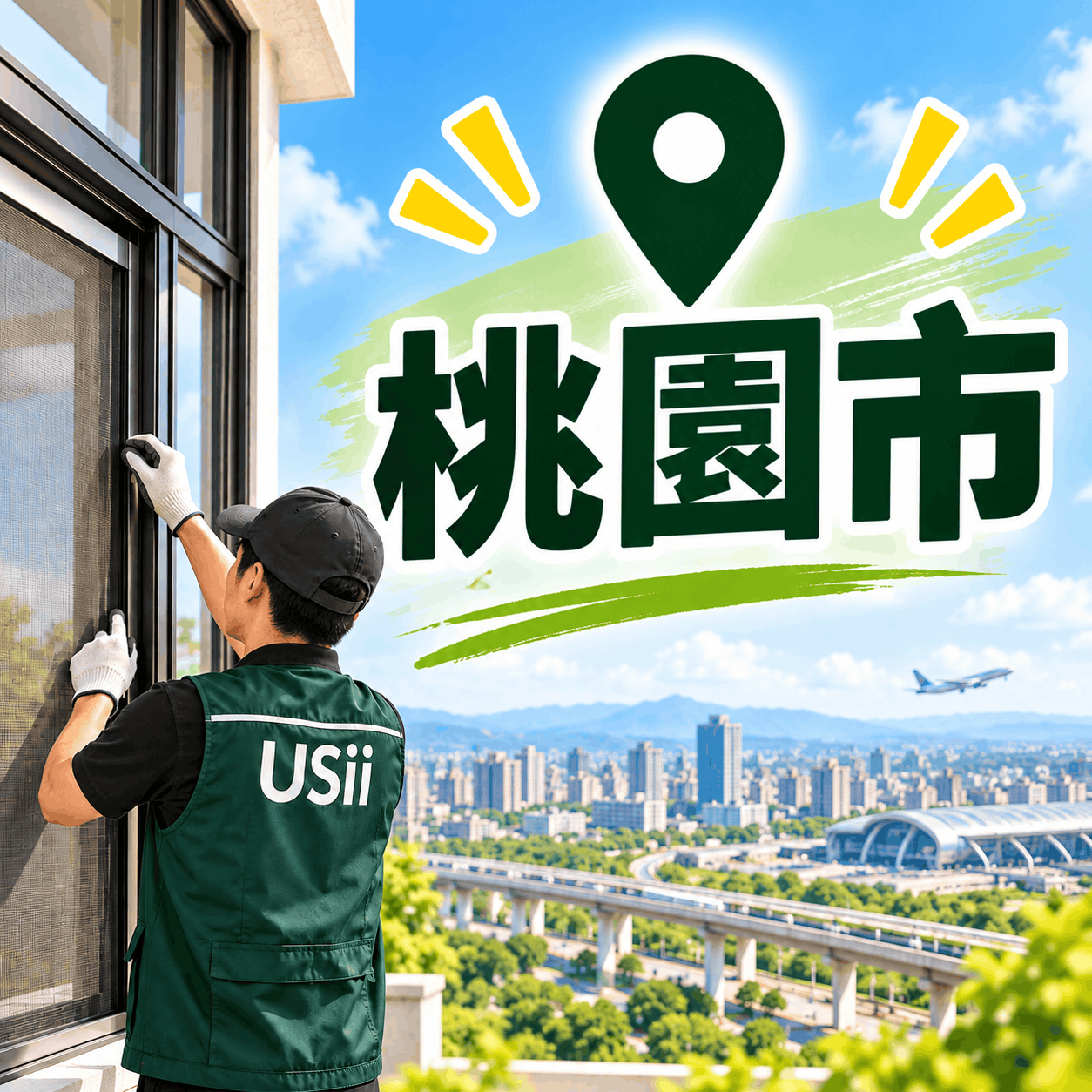 【請單獨下單】桃園市｜紗網師傅安裝預約定金