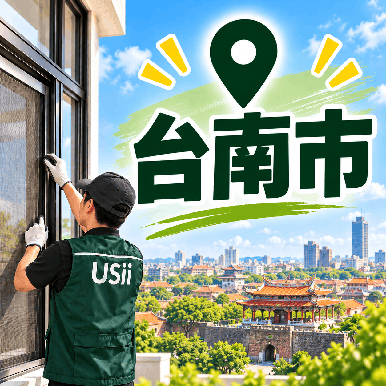 【請單獨下單】台南市｜紗網師傅安裝預約定金
