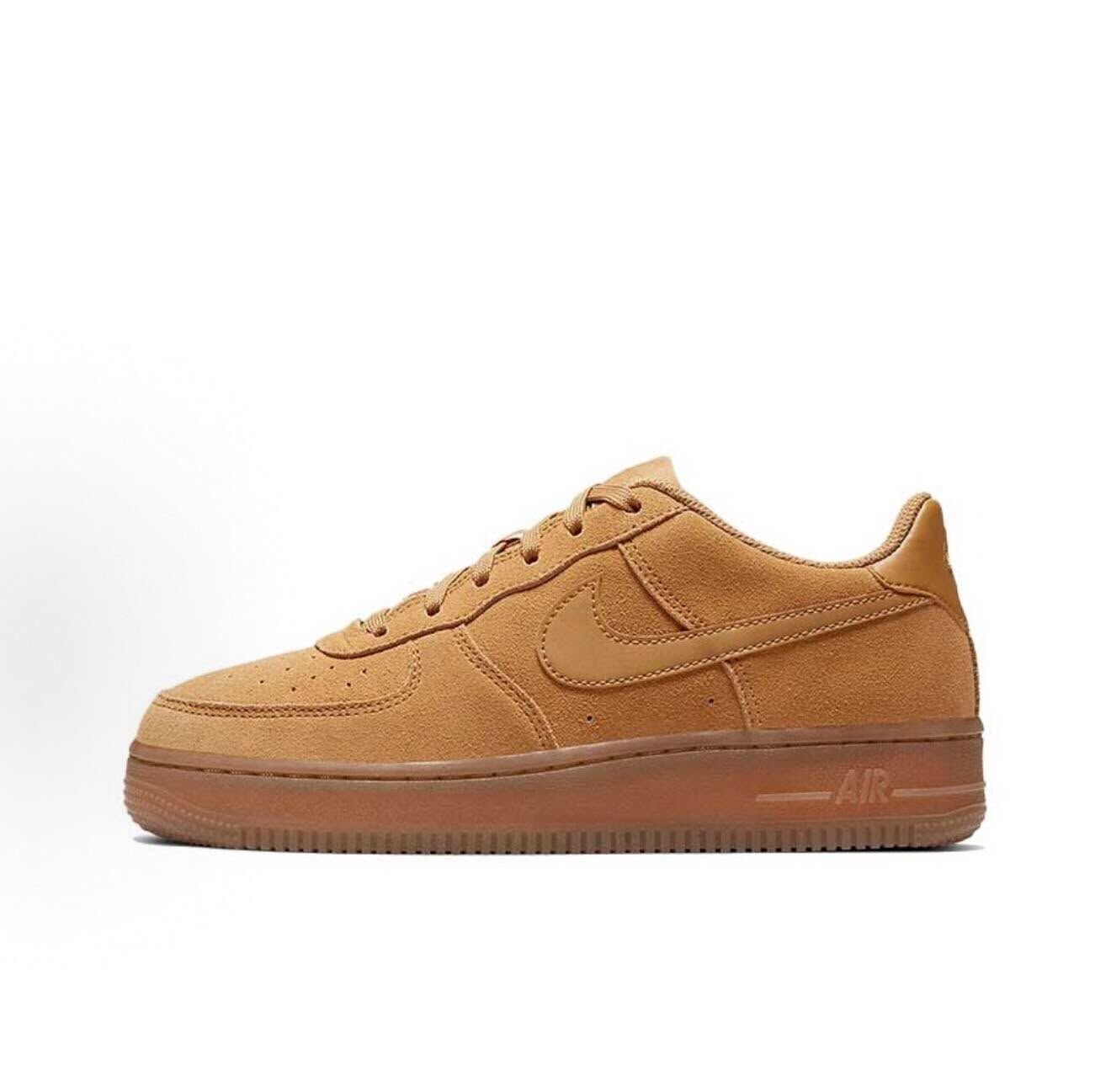 Nike Force 1 LV8 3 小麥色 大童 女生尺寸（BQ5485-700）