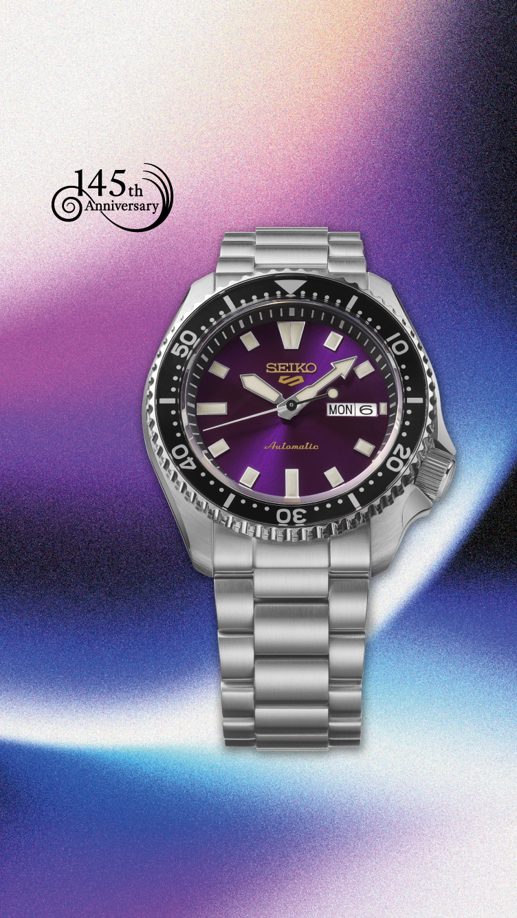Seiko 精工 5 Sports 145th Anniversary Limited Edition HDB003 HDB003K1 , 5 Sports 145 週年紀念江戶紫 skx系列 機械男錶