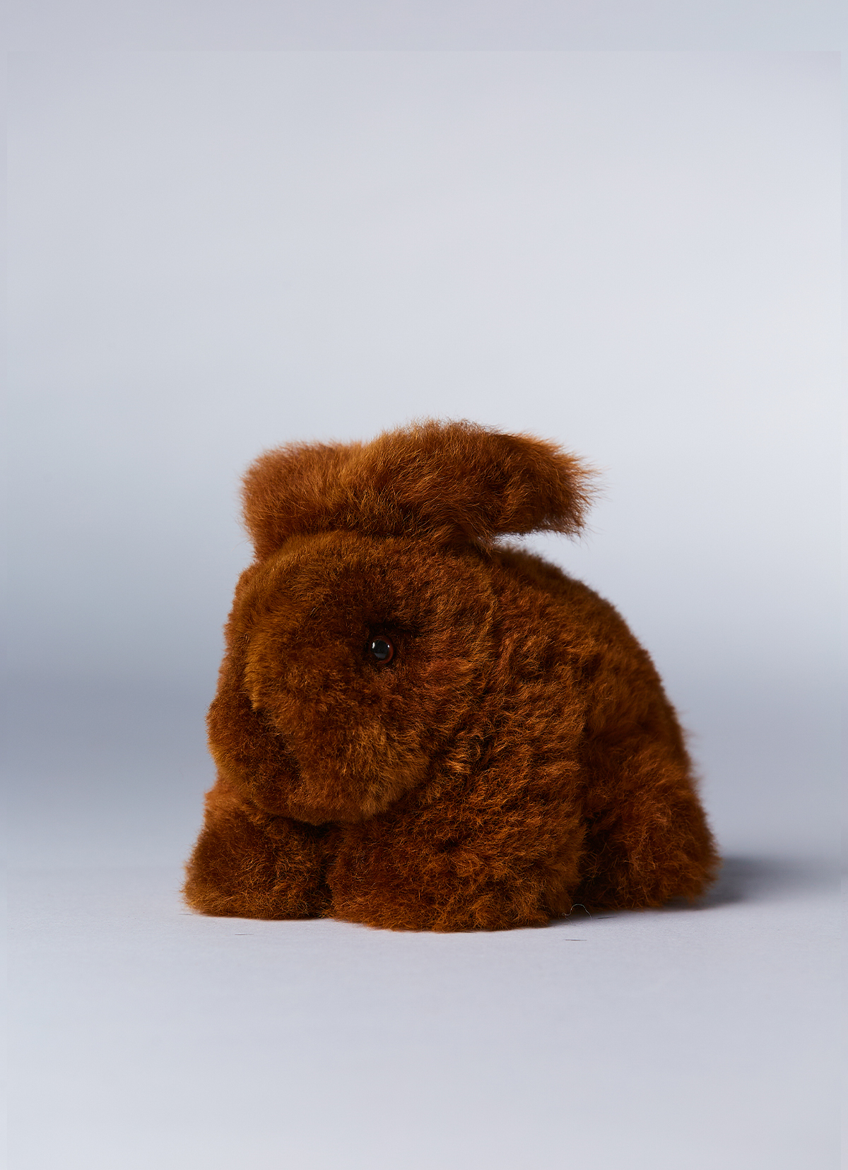 ST.MALO 秘魯工匠手工天然羊駝毛兔兔 15cm-2210UH-棕