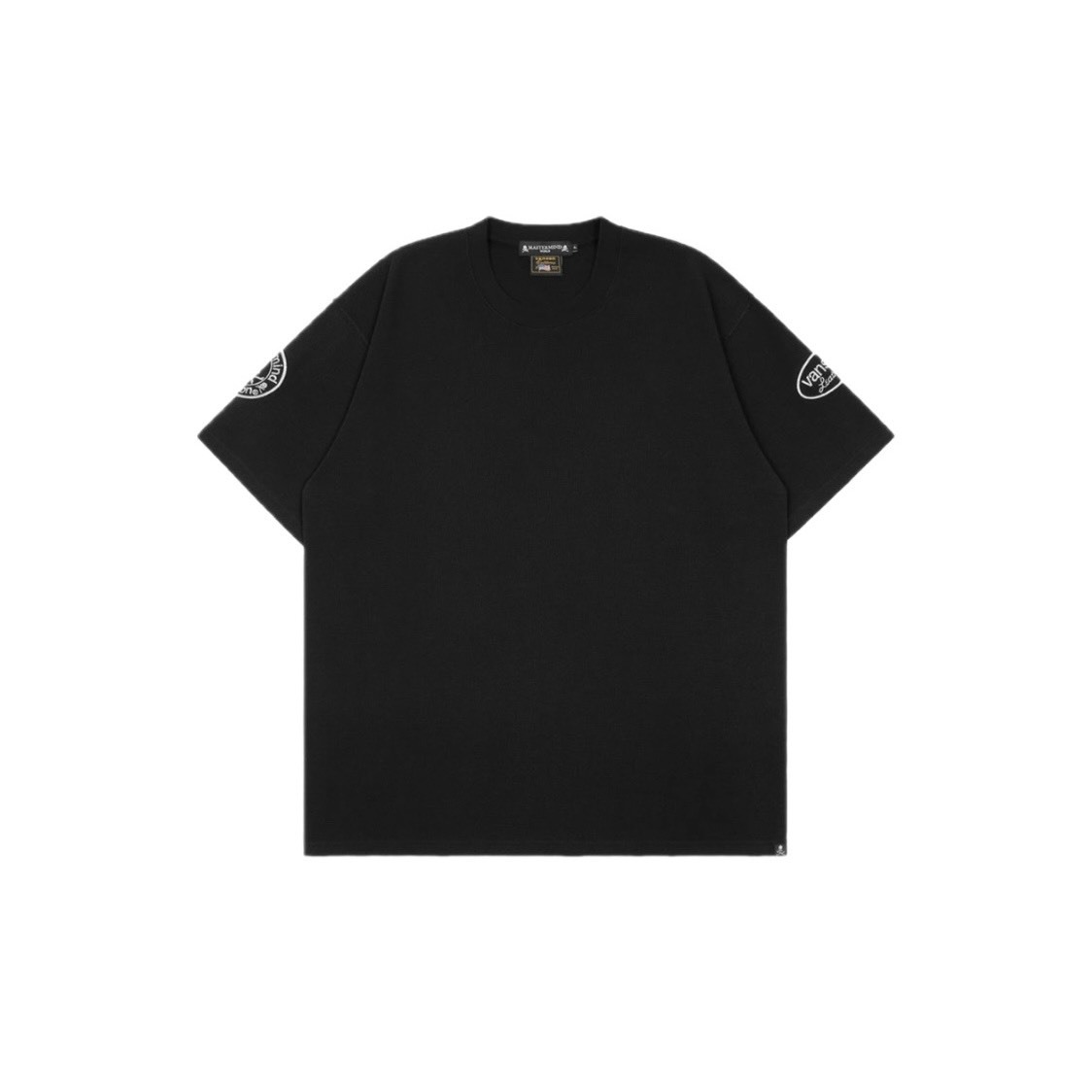 -(B2d01)-MASTERMIND WORLD X VANSON LEATHERS BOXY FIT THERMAL S/S TEE MMW寬鬆版 聯名 骷髏 華夫格 短Ｔ-MW26C17-TS301